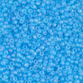 11/0 Miyuki Seed Beads Aqua Transparent AB Matte # 0148FR